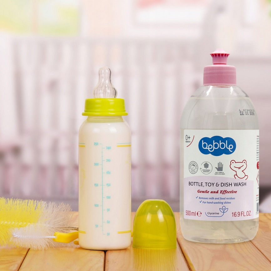 Płyn do mycia butelek, zabawek i naczyń 500ml. BEBBLE